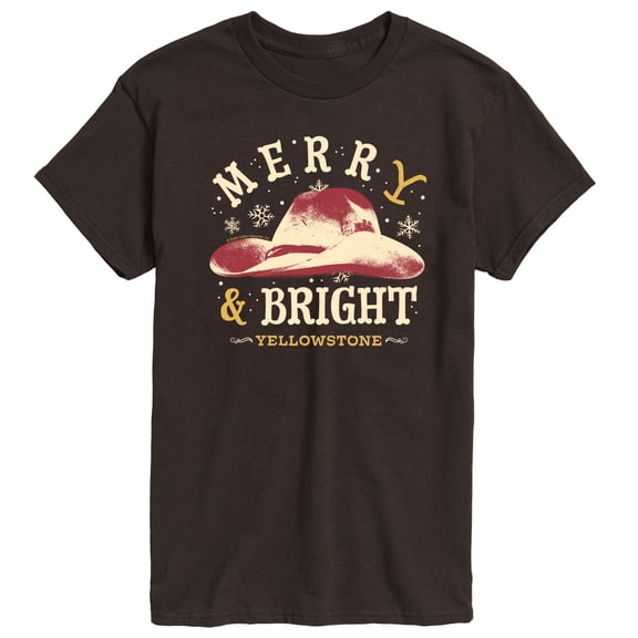 Yellowstone - Merry And Bright - Men's Short Sleeve Graphic T-Shirt