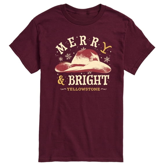 Yellowstone - Merry And Bright - Men's Short Sleeve Graphic T-Shirt