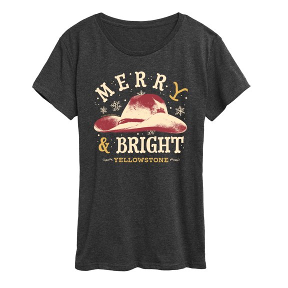 Yellowstone - Merry And Bright - Women's Short Sleeve Graphic T-Shirt