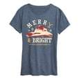 thumbnail image 1 of Yellowstone - Merry And Bright - Women's Short Sleeve Graphic T-Shirt, 1 of 6
