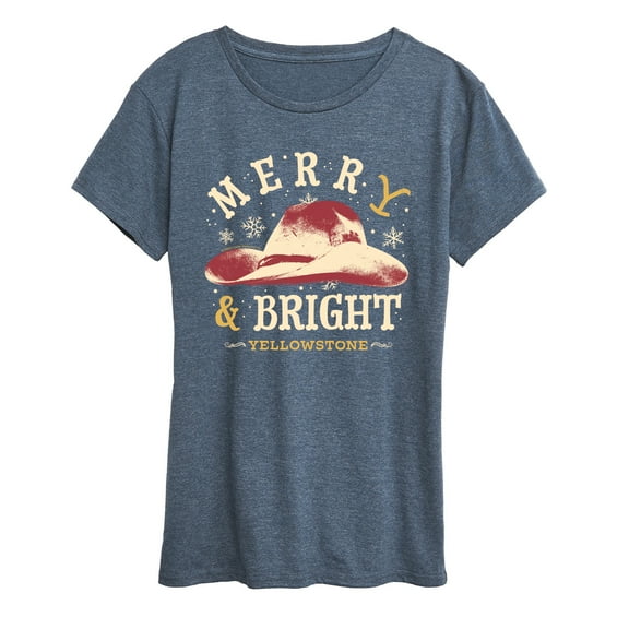 Yellowstone - Merry And Bright - Women's Short Sleeve Graphic T-Shirt