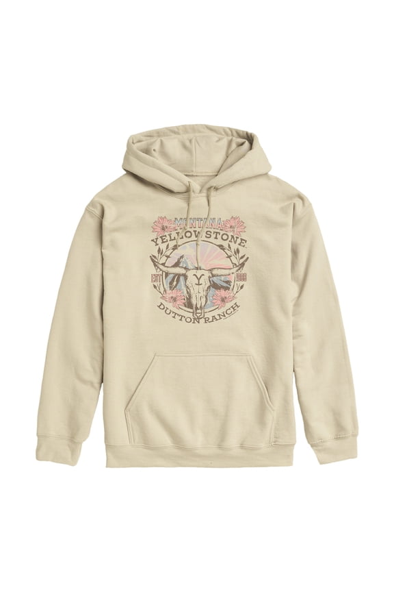 - Montana Skull Dutton Ranch - Men's Fleece Hoodie Sweatshirt