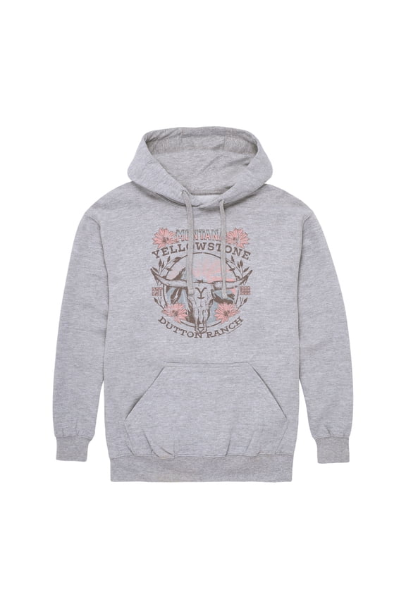 - Montana Skull Dutton Ranch - Men's Fleece Hoodie Sweatshirt