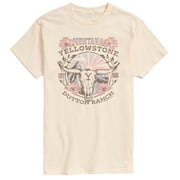 Yellowstone - Montana Skull Dutton Ranch - Men's Short Sleeve Graphic T-Shirt