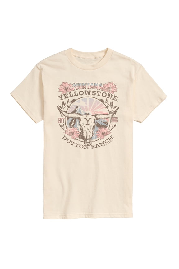 - Montana Skull Dutton Ranch - Men's Short Sleeve Graphic T-Shirt