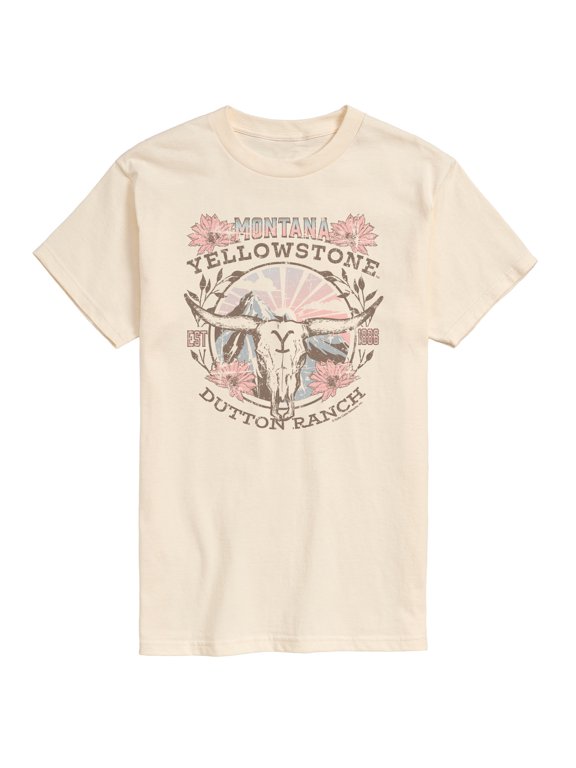 - Montana Skull Dutton Ranch Men's Short Sleeve Graphic T-Shirt