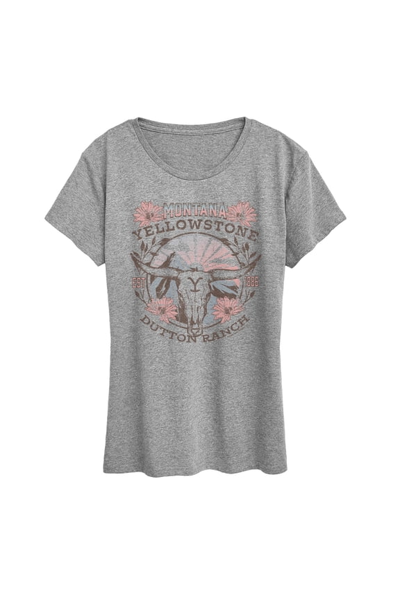 - Montana Skull Dutton Ranch - Women's Short Sleeve Graphic T-Shirt