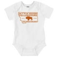 thumbnail image 1 of Yellowstone Montana State Ranch Romper Boys or Girls Infant Baby Brisco Brands NB, 1 of 6