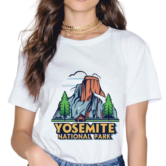 Yellowstone National Park Grand Spring Distressed T-Shirt