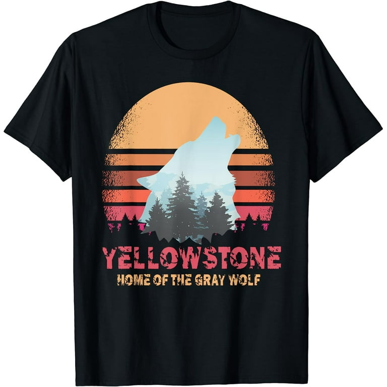 Yellowstone National Park T-Shirt - Distressed And Vintage Yellowstone National Park T-Shirt - Distressed And Vintage