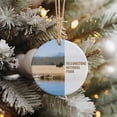 thumbnail image 1 of Yellowstone National Park Ornaments, Yellowstone National Park Christmas, Yellowstone National Park Decor, Ceramic Ornament, Christmas Decor, for Lover Travel (Yellowstone), 1 of 2