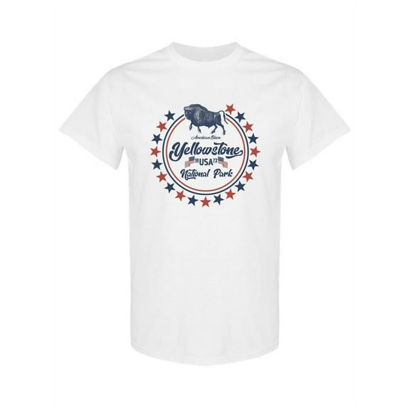 Yellowstone National Park T-Shirt Men -SPIdeals Designs, Male Small