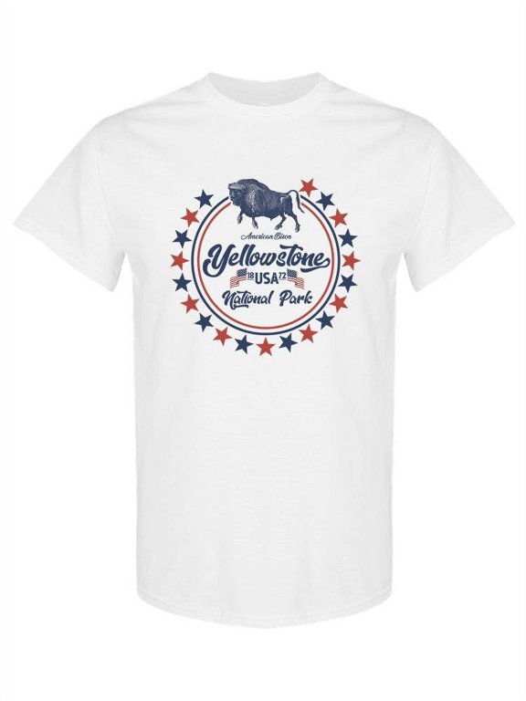 Yellowstone National Park T-Shirt Men -SPIdeals Designs, Male x-Large