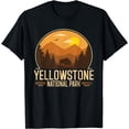 thumbnail image 1 of Yellowstone National Park Tee Adventure Retro Vintage Hiking T-Shirt, 1 of 4