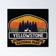 thumbnail image 1 of Yellowstone National Park-Vintage Poster, 12x18 UNFRAMED, 1 of 2