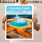 Yellowstone National Park Wyoming Montana Idaho Poster, Poster Only
