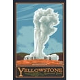 thumbnail image 1 of Yellowstone National Park, Wyoming, Old Faithful Geyser (24x36 Giclee Gallery Art Print, Vivid Textured Wall Decor), 1 of 3