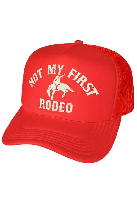 Yellowstone Not My First Rodeo Foam Snapback Trucker Hat - Unisex for Men and Women