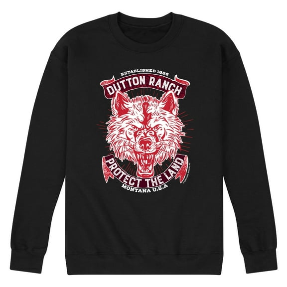 Yellowstone - Official Yellowstone Merchandise - Men's Crew Neck Fleece Pullover