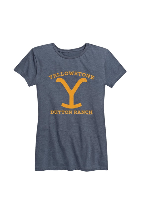 - Official Yellowstone Merchandise - Women's Short Sleeve Graphic T-Shirt