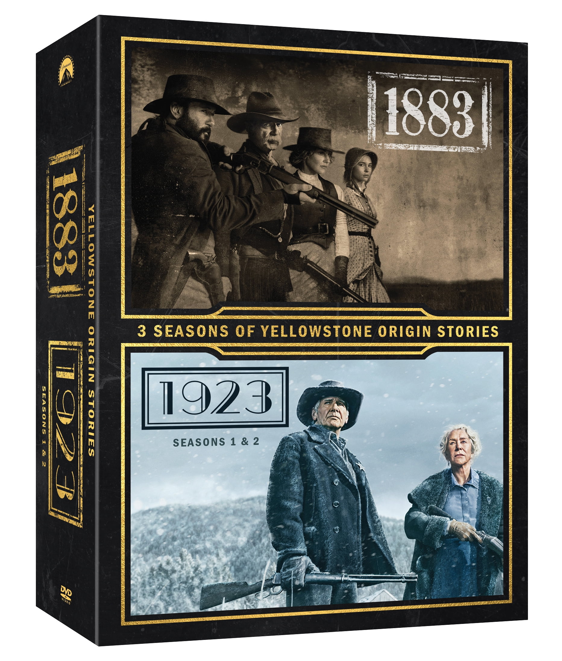 Yellowstone Origin Story: 1883 & 1923: Seasons 1 & 2 (DVD) Paramount Pictures Corporation, Western