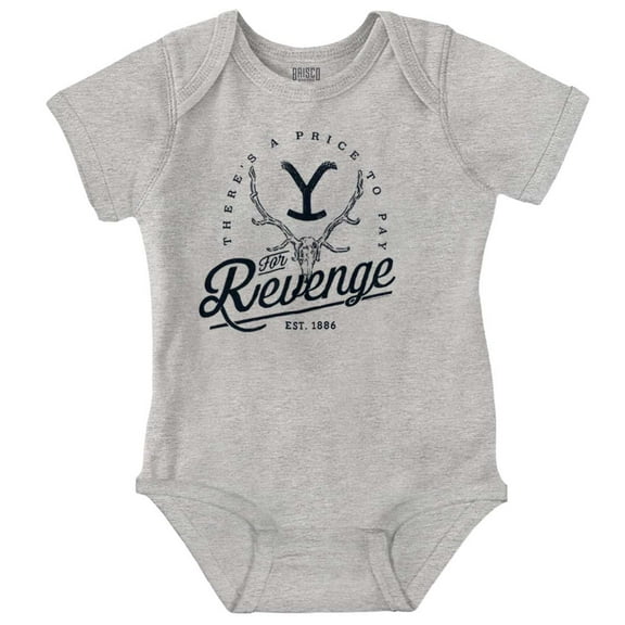 Yellowstone Price to Pay For Revenge Romper Boys or Girls Infant Baby Brisco Brands 24M