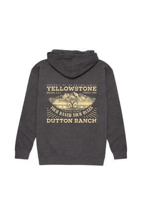 - Property Of Dutton Family Graphic Fleece Pullover Hoodie