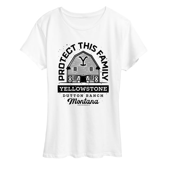 Yellowstone - Protect This Family - Women's Short Sleeve Graphic T-Shirt