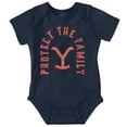 thumbnail image 1 of Yellowstone Protect the Family Romper Boys or Girls Infant Baby Brisco Brands NB, 1 of 6