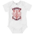 thumbnail image 1 of Yellowstone Protect the Land Wolf Romper Boys or Girls Infant Baby Brisco Brands NB, 1 of 6