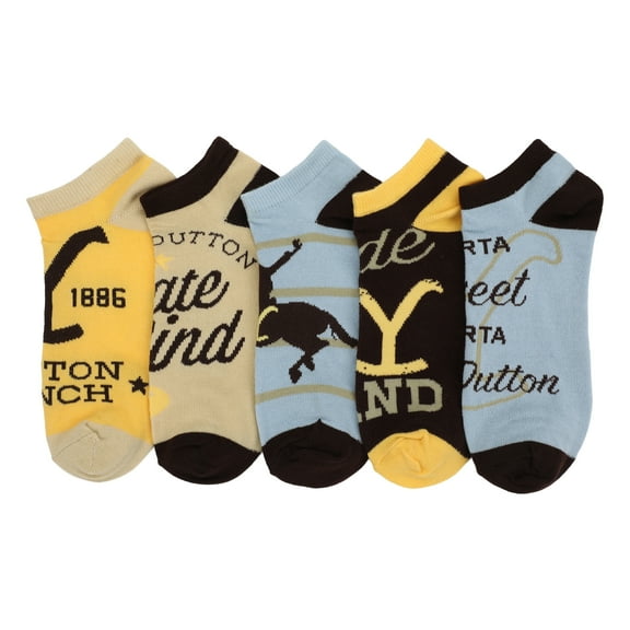 Yellowstone Quotes 5-Pair Women's Ankle Socks