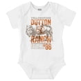 thumbnail image 1 of Yellowstone Ranch Buffalo Last Ride Romper Boys or Girls Infant Baby Brisco Brands NB, 1 of 6