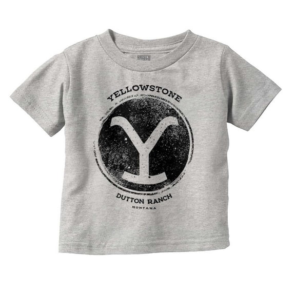 Yellowstone Ranch Cattle Brand Toddler Boy Girl T Shirt Infant Toddler Brisco Brands 6M