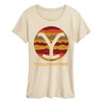 thumbnail image 1 of Yellowstone - Ranch Pattern Brand Fill - Women's Short Sleeve Graphic T-Shirt, 1 of 5