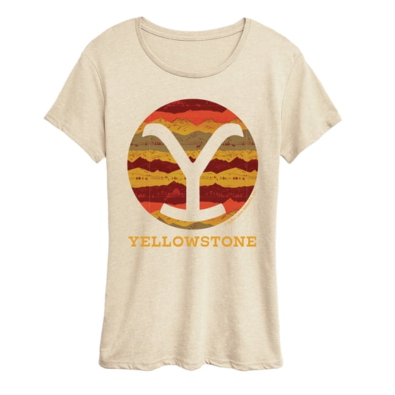 Yellowstone - Ranch Pattern Brand Fill - Women's Short Sleeve Graphic T-Shirt