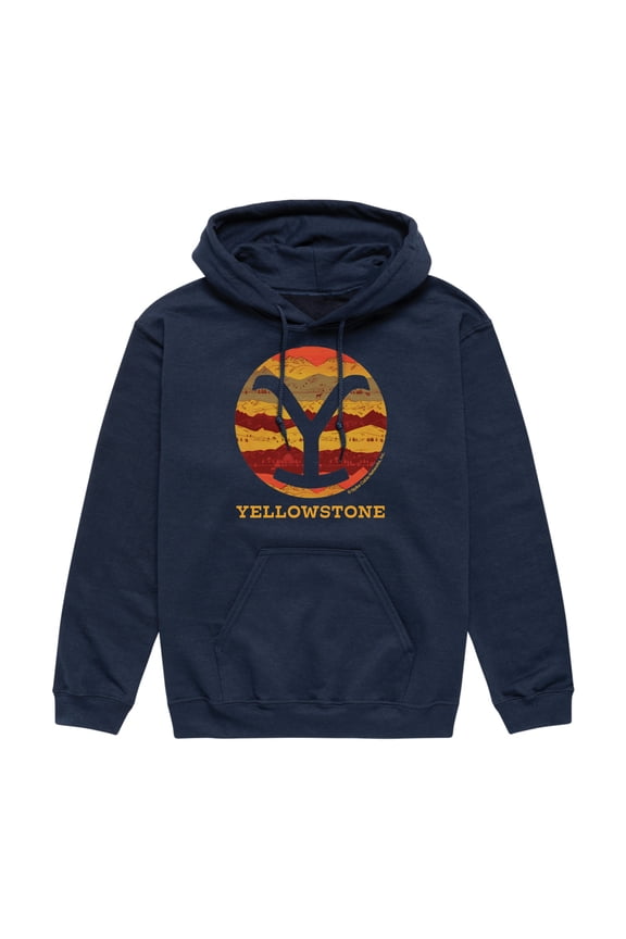 - Ranch Pattern Y Brand Fill - Men'S Fleece Pullover Hoodie