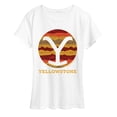 thumbnail image 1 of Yellowstone - Ranch Pattern Brand Fill - Women's Short Sleeve Graphic T-Shirt, 1 of 5