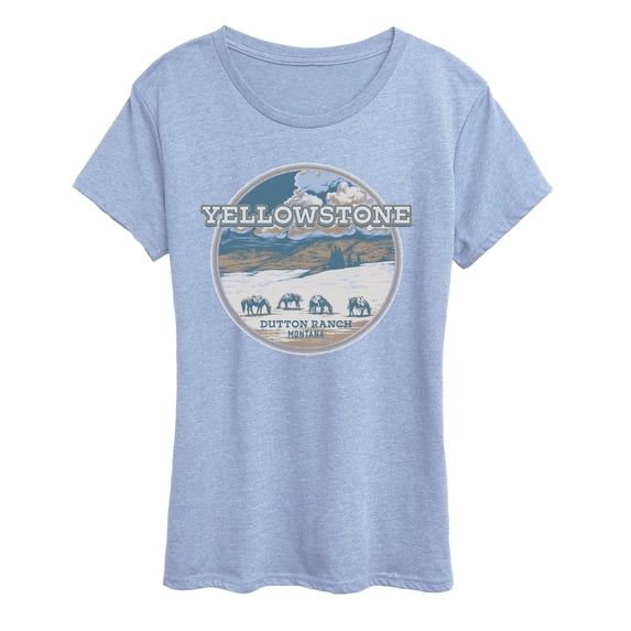Yellowstone - Ranch Scene Short Sleeve Graphic T-Shirt