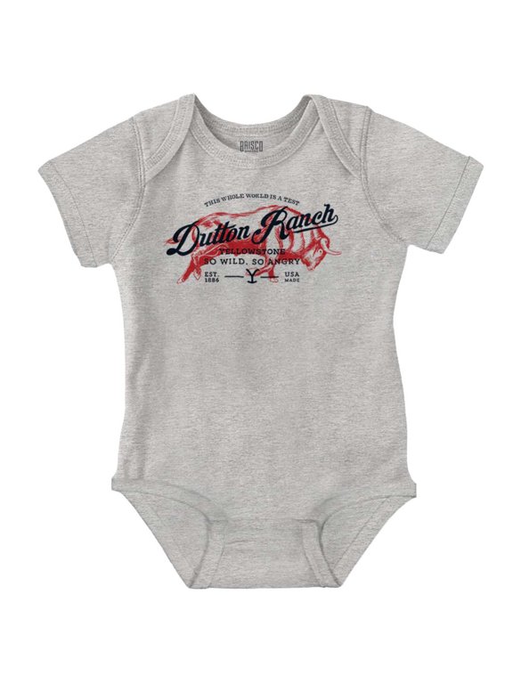 Ranch So Wild So Angry Romper Boys or Girls Infant Baby Brisco Brands 18M