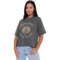 thumbnail image 1 of Yellowstone Ranch Wolk Protect Women's Boxy Cropped T-Shirt Casual Graphic Tee, 1 of 6