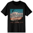 thumbnail image 1 of Yellowstone Revenge Photo Art Women's Black Graphic Tee-Small, 1 of 2
