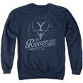 thumbnail image 1 of Yellowstone Revenge Skull Unisex Adult Crewneck Sweatshirt (2X-Large) Navy, 1 of 1