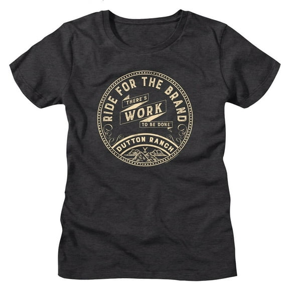 Yellowstone Ride For The Brand Dark Gray Heather Women's T-Shirt
