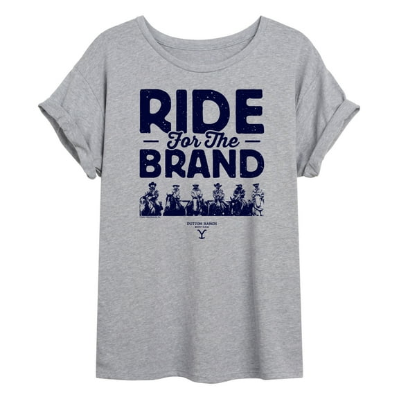 Yellowstone - Ride For The Brand - Juniors Ideal Flowy Muscle T-Shirt