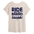 thumbnail image 1 of Yellowstone - Ride For The Brand - Juniors Ideal Flowy Muscle T-Shirt, 1 of 5