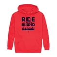 thumbnail image 1 of Yellowstone - Ride For The Brand  - Men'S Fleece Pullover Hoodie, 1 of 6