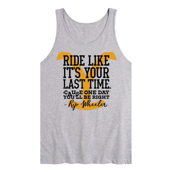 Yellowstone - Ride Like It's Your Last TI'me - Men's Jersey Tank Top