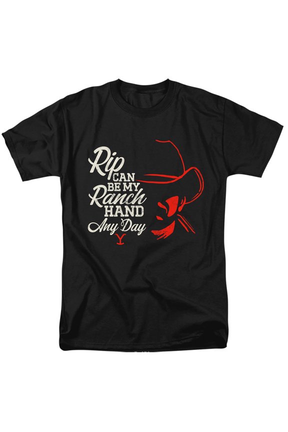 Yellowstone - Rip Can Be My Ranch Hand - Adult Unisex T-Shirt - Black