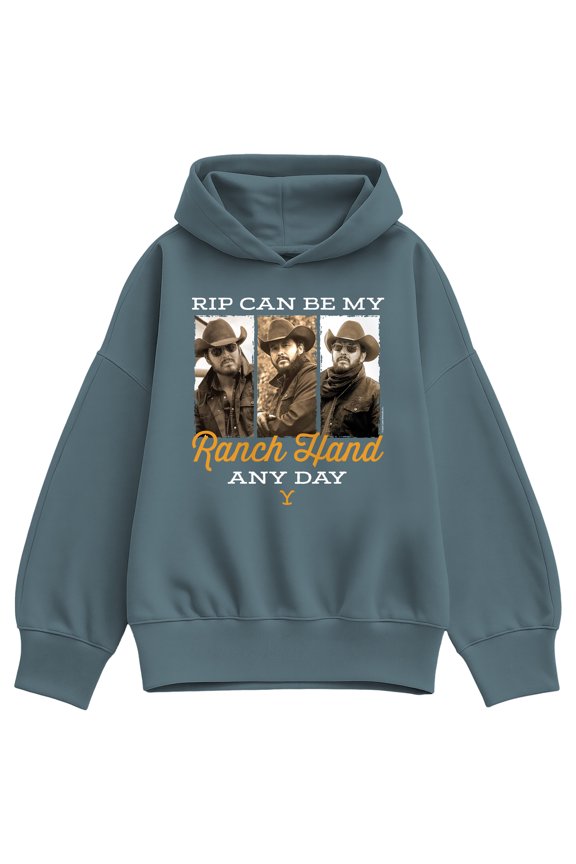 - Rip Can Be My Ranch Hand Any Day - Women's Oversized Fleece Hoodie Sweatshirt