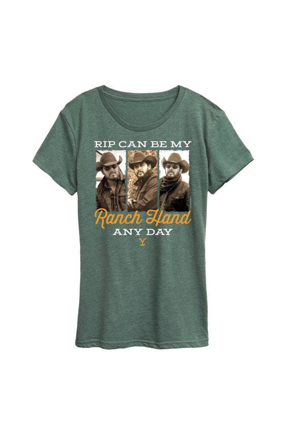 - Rip Can Be My Ranch Hand Any Day - Women's Short Sleeve Graphic T-Shirt
